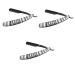 Minkissy 6 pcs straight hairdresser hand razor men razor men razor men razor razor for men metal man razor