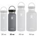 Hydro Flask Wide Mouth 32 Oz Bottle with Flex Cap - Black - Buy Online on GoSupps.com