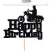 Motorcycle Cake Topper Scooter Cupcake Toppers Harley Happy Birthday Cake Topper for Man s Birthday Party or Boy s Birthday (black) - Buy Online on GoSupps.com