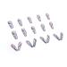 Justotry 24-Piece Royal Blue Glitter Swirl Ballerina Press-On Nails | Stunning Medium Artificial Fingernails for Women - Buy Online on GoSupps.com