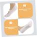 DRESSOOS 1 Pair Silicone Arch Gel Moisturizing Socks Plantar Socks Cooling Heel Repair Socks Silicone Socks Beach Socks Arch Socks Spa Men and Women White Dance Socks - Buy Online on GoSupps.com
