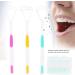 Verdant Touch Coated Tongue Scraps Interdental Brush Set - 6-Pack Oral Care Kit for Deep Cleaning Tooth Stains - Buy Online on GoSupps.com