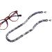 SBTRKT 5-Piece Acrylic Fiber Eye Chain | Robust Slip-Resistant Waterproof Sunglasses Accessory - Black & White - 72cm - Buy Online on GoSupps.com