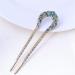 Crystal U Shaped Hairpin Hair Accessories Vintage Rhinestone Hairpin for Long Hair Pins Hair Styling Accessory for Women Girls Wedding Hair Accessories - Buy Online on GoSupps.com