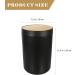 LUOZZY Bathroom Essentials Set - Black Trash Can, Toothbrush Cup, Hand Sanitizer Bottle - Buy Online on GoSupps.com