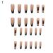 Yiifunglong Fun Nail Art Design Stickers & Press-On Fake Nails Set - Full Cover Nail Tips with Glue for Women - Buy Online on GoSupps.com