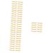 Angoily 60 Pcs Eyebrow Practice Skin Fake Skin Eyebrow Headband Practice Tool Eyebrow Pencil Artificial