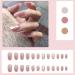 24pcs Press On Acrylic Nail Tips False Nails Detachable Gauze Manicure Patch Wearable Full Cover Artificial Nails Cute Acrylic Nails Press on - Buy Online on GoSupps.com