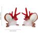 TROONZ Christmas Hair Barrettes - Santa Claus Reindeer Ears Barrettes Deer Horn Barrettes Ornament Accessories for Friends Women Family Birthday Gift Red fruit mink hair - Buy Online on GoSupps.com