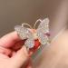 Sparkling Butterfly Hair Clips for Girls & Women | Aesthetic Gold & Silver Rhinestone Metal Crocodile Hair Accessories - International Shipping - Buy Online on GoSupps.com