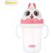 Edison Friends 3D Non-Spill Straw Cup - BPA Free, Platinum Silicone, White Rabbit Design | 10.1 Oz - Made in Korea - Buy Online on GoSupps.com
