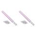 EXCEART 2 Sets Colored Pen Gel Nail Kit Gel Nail Polish Kit Nail Brush Manicure Drawing Pen Nail Art Accessory Manicure Painting Tools Manicure Diy Pens Nail Tools Painted Metal