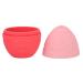 Egg-Shaped Silicone Ice Scooters - Reusable Eye Swelling Relief & Facial Massage - Pink for Skin Tightening & Dark Circle Fading - Buy Online on GoSupps.com