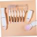 Buy Minkissy 2 Sets Makeup Brush Kit - White Travel Eyebrow Brushes for Flawless Makeup - Shop Internationally - Buy Online on GoSupps.com