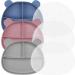 Happy T Baby Silicone Suction Plate with Lid | Toddler Self Feeding Plate | 3 Compartment Divided Dishes | Microwave & Dishwasher Safe | Non-Slip | Unbreakable | Blue - Buy Online on GoSupps.com
