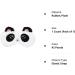 Ulbemoll Cute Panda Sleeping Mask - Soft Fluffy Plush Blindfold for Kids, Girls, Boys, Women, Men - Novelty Animal Eye Cover for Night, Nap, Travel, Meditation - Buy Online on GoSupps.com