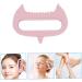 Fomiyes 2-in-1 Acupuncture Hand Massager | Comfortable Silicone Head Massage Device | Portable Hair Brush & Peousgel Pink Handy Massager - Buy Online on GoSupps.com