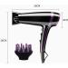 Ionic Blow Dryer 2200W Professional Hairdryer Hair Dryer Salon Hairdryer Powerful Fast Drying 3 Heat 2 Speed 1 Cold Wind Button Nozzles and Diffuser Constant Temperature Less Hair Damage Small - Buy Online on GoSupps.com