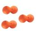 Healvian 3 STK peanut massage ball Foot vault Massage balls massage balls massage roller mobility Running point Double-lacrosse-mobility ball muscle massage fitness Epp sport ball double ball