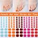 Cmeilau 2024 New Semi-Cured Gel Nail Strips for Toes Hard Gel Nail Strips for Toes Set Ultra Glossy Long-Lasting Waterproof (#BSJ-0061) - Buy Online on GoSupps.com