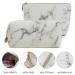 2Pcs Marble Makeup Bag Set - Waterproof Cosmetic Organizer for Travel & Toiletries - Buy Online on GoSupps.com