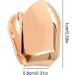 Gold Caps for Teeth - 14k Gold Finish Gold Tooth Caps | Small Single Tooth Top Gold Plated Single Tooth Caps Plain Single Tooth Caps for Stylish and Eye Catching Look Rose Gold - Buy Online on GoSupps.com
