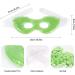 NEWGO Cold Eye Mask Reusable Cooling Eye Mask with Mint Scent for Migraine Puffy Tired Eyes Dark Circles Headaches Hangovers Sinus Pain - Green - Buy Online on GoSupps.com