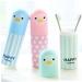 Portable Cartoon Toothbrush Holder & Travel Toothpaste Case - Dust-Resistant Storage Box - Blue - Buy Online on GoSupps.com