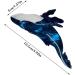 1pcs 3colors Blue Whale Hair Claw Acetate Hair Clips For Women Popular Hair Catches Hair Creature Clip Claw Animal Cute Clip - Buy Online on GoSupps.com