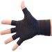 Copper Arthritis Gloves - Compression Gloves for Arthritis Relief in Hands & Fingers - Size Medium (1 Pair) Black - Buy Online on GoSupps.com