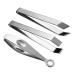 minkissy 3pcs Removal Clip Shaver Scraper Tool Japanese Tools Fish Scaler Tool Fish Bone Remover Remove Pig Remover Chicken Remove Tweezers Pig Puller