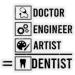 Teegarb Letter Blanket - Humorous Orthodontics Stickers for Laptop & Auto | 4x4 White | Perfect Gift for Dental Enthusiasts - Buy Online on GoSupps.com