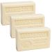 Savon de Marseille - French Soap Made With Pure Organic Olive Oil and Shea Butter - Pineapple Coconut Fragrance - 125 Gram Bar - Set of 3
