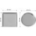 30pcs Aluminum Empty Square Metal Pans for Cosmetics - Ideal Eyeshadow Tins & Mini Paint Palette - Buy Online on GoSupps.com
