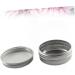 VINTORKY Box Tea Containers Candy Containers for Kitchen Tea Canister Containers with Lids Balm Cosmetic Jars Trip Lotion Aluminium Jar Purses Cream Jars with Lids Travel Metal Candle Size 2 Silver - Buy Online on GoSupps.com