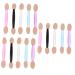 FOMIYES 750 Pcs 5 Boxes Double Ended Eyeshadow Brush Sponges Makeup Eyeshadow Brush Kit Non Latex