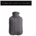 MAIES Hot Water Bottle with Removable Knitted Cover - Large Washable & Cold-Proof for Winter Comfort | International Shipping Available - Buy Online on GoSupps.com