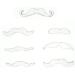 7 Pcs Fake Mustache Self Adhesive Fake Mustache Novelty Black Mustache Stickers Set for Cosplay Costume and Halloween Party - Buy Online on GoSupps.com