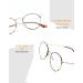 Blue Light Blocking Glasses Retro Round Clear Lens Eyeglasses B10 Gold Tortoise - 50mm - Buy Online on GoSupps.com