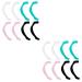 Beaupretty 8 pairs glasses holder mouth ears Owle Owel made of silicone for glasses Adjustable trailer coupling MA SK Extension cable earreme mask glass protector 6x3cmx2pcs