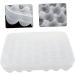 Mikikit 34 Egg Preservation Box Plastic Serving Tray Fridge Egg Holder Tray Kitchen Egg Tray Flat re-usable - Buy Online on GoSupps.com