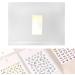 Nail Sticker Album Nail Art Decal Storage Bag Card Display Book Container 80 Slots Brushes - Buy Online on GoSupps.com