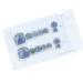 Glossy Toe Nails - Glitter Press On Toe Nails Sparkling Cat's EyeToenail Glossy Fake Toe Nails Manicure Art Easy to Apply for Women Girls for Summer