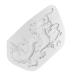 STOBOK Mold Chocolates DIY Chocolate DIY Baking Mould Chocolate Mould Baking Tool Chocolate Making Tools Silicone Baking Supplies Fondant Making Dragon Shape Fondant Cake Fudge Silica Gel