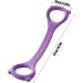 2pcs Tension Machine Yoga Assist Trainer 8 Shape Back Exercise Strap with Open Shoulder Beauty Back Rope Elastic Training Rope for Arms Back Chest Shoulders and Legs (Random Color) - Buy Online on GoSupps.com