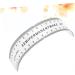 Baluue 2 Pcs Portable Eyebrow Ruler Sourcils Eye Brow Stencil Kit Reusable Brow Ruler Eyebrow Shaping Tool mediumx2pcs Blackx2pcs - Buy Online on GoSupps.com