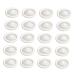Gatuida Anti-Static Finger Cots White Crib 1 Set Finger Cots White Finger Pad Finger Cots