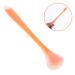 Beavorty Tongue Scraper - Silicone Double-Sided Tongue Cleaners for Oral Care & Bad Breath Elimination | Professional Dental Scraper Kit - Orange - Buy Online on GoSupps.com