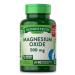 Magnesium Oxide 500mg Capsules | 90 Count | Non-GMO Gluten Free Supplement | by Nature's Truth 90 Count (Pack of 1)