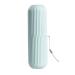 Digjobk toothbrush cup Travel Portable Toothbrush Toothpaste Holder Storage Case Box Organizer HouseHold Storage Cup Outdoor Holder Bathroom Accessorie (Color: Green) Green